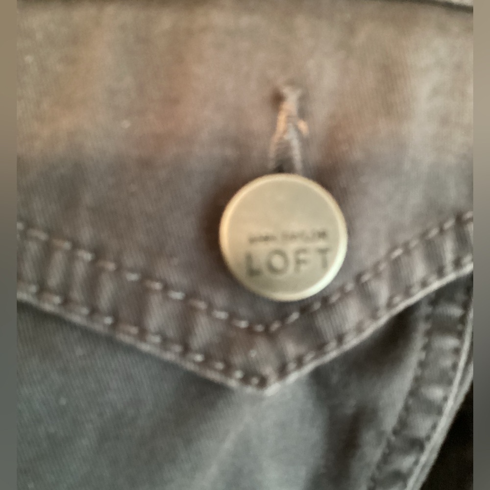 LOFT Charcoal Jean Jacket - Picture 2 of 9
